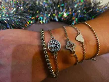 Pulsera bohemia de 30 estilos para mujer, mapa de estrellas de concha de loto, piña, corazón, piedras naturales, tipo cadena, joyería