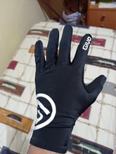 Giyo-guantes de dedo completo para ciclismo, antideslizantes, de tela de Lycra, para ciclismo de carretera