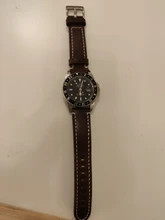 Strap-Belt Watch-Band 18mm 20mm Cowhide Black 24mm Genuine-Leather Women 22mm with Buckle