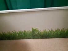 Mural-Decal Decor Removable Wall-Stickers Baseboard Art Vinyl Green-Grass Bedroom Living-Room