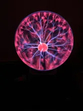 Lighting Decor Touch-Lamp Plasma-Ball Crystal Led-Night-Light Christmas Novelty Magic