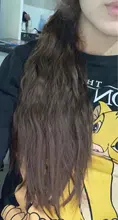 TALANG-coleta de pelo rizado largo de 22 pulgadas, resistente al calor, cola de pelo sintético con cordón, extensiones de cabello