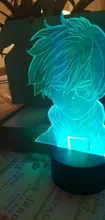 Lamp Bedroom-Decor Gift Led-Night-Light Acrylic Academia Face-Design Anime Shoto Todoroki