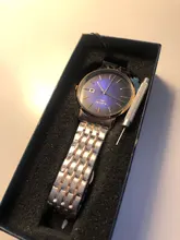 LIGE-Reloj de lujo con correa de acero dorado rosa para mujer, accesorio de pulsera resistente al agua, de marca superior