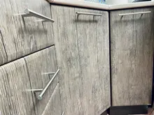 Barra en T de acero inoxidable para puerta alacena, 50mm-450mm, tirador del mango muebles perillas de gabinete, manija del cajón del armario