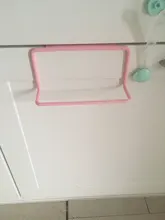 Organizer Towel-Rack Hanging-Holder Cupboard Kitchen-Accessories Cabinet-Door Plastic