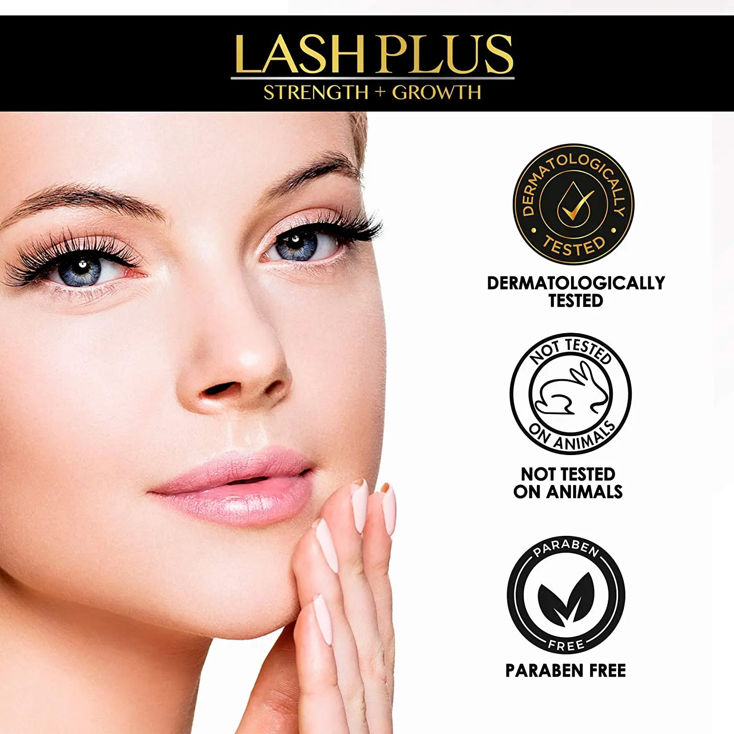 Healthy Fusion | Lashplus | Sepum for eyelashes and eyebrows | Strengthens, lengthens and brings volume | Longer eyelashes and more defined eyebrows | Sérum X10 LASH™Hypoallergenic. Health & Beauty/health care/health/