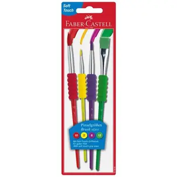 

Cf. 4 brushes Soft (mis 2 6 10 12)FABER-CASTELL3.5
