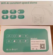 Cámara IP de seguridad para exteriores, dispositivo de vigilancia con seguimiento automático, WIFI, 1080P, HD, PTZ, alarma humana, domo de velocidad, Audio bidireccional, H.265