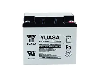 

Yuasa REC50-12 lead acid battery AGM 12V 50Ah F-M5, lead acid battery, 12v rechargeable battery, rechargeable 12v battery, lead battery.
