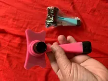 Cepillo para mascotas cepillado de pelo de plástico automático herramienta de eliminación de perro gato peine de pelo suelto para caras de mascotas boquilla de piel aseo azul, rosa, naranja
