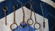 Hipster Stud-Earrings Chain Grunge Stainless-Steel Idol KPOP DNA Women Unisex Punk Rock