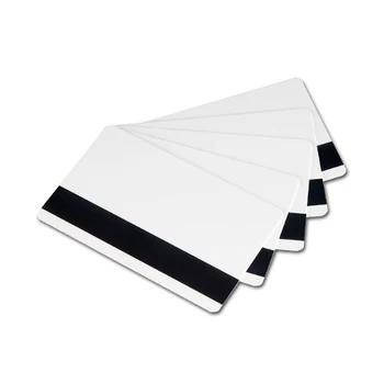 

100 cards RW rewritable Blue. Magnetic stripe High Coercivity.