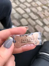 Llavero con chapa personalizada para identificación de mascotas, colgante con nombre grabado para Collar de cachorro de gato, accesorios para mascotas