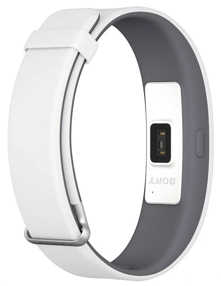 Умный смарт браслет SONY SmartBand 2 SWR 12 IP68 белый с подключением по bluetooth / пульс шагомер
