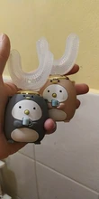 Cepillo de dientes eléctrico sónico para niños, 360 grados, de silicona, automático, Ultra sónico, recargable por USB, con dibujos animados