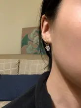 ROXI-Pendientes de aro con piedra azul para mujer y niña, aretes inusuales para boda, Pendientes de cartílago de plata 925, joyería