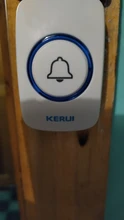 KERUI-timbre inteligente M521 para el hogar, seguridad de bienvenida, inalámbrico, 57 botones, 100m, mando a distancia, batería, botón de puerta Powerd