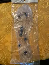Plantillas de silicona para terapia magnética, plantilla transparente para masaje de pies, pérdida de peso, adelgazante, cuidado de la salud, almohadilla para zapatos, envío directo