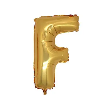 

Gold Color Gold F Letter Balloon Foil 30 cm