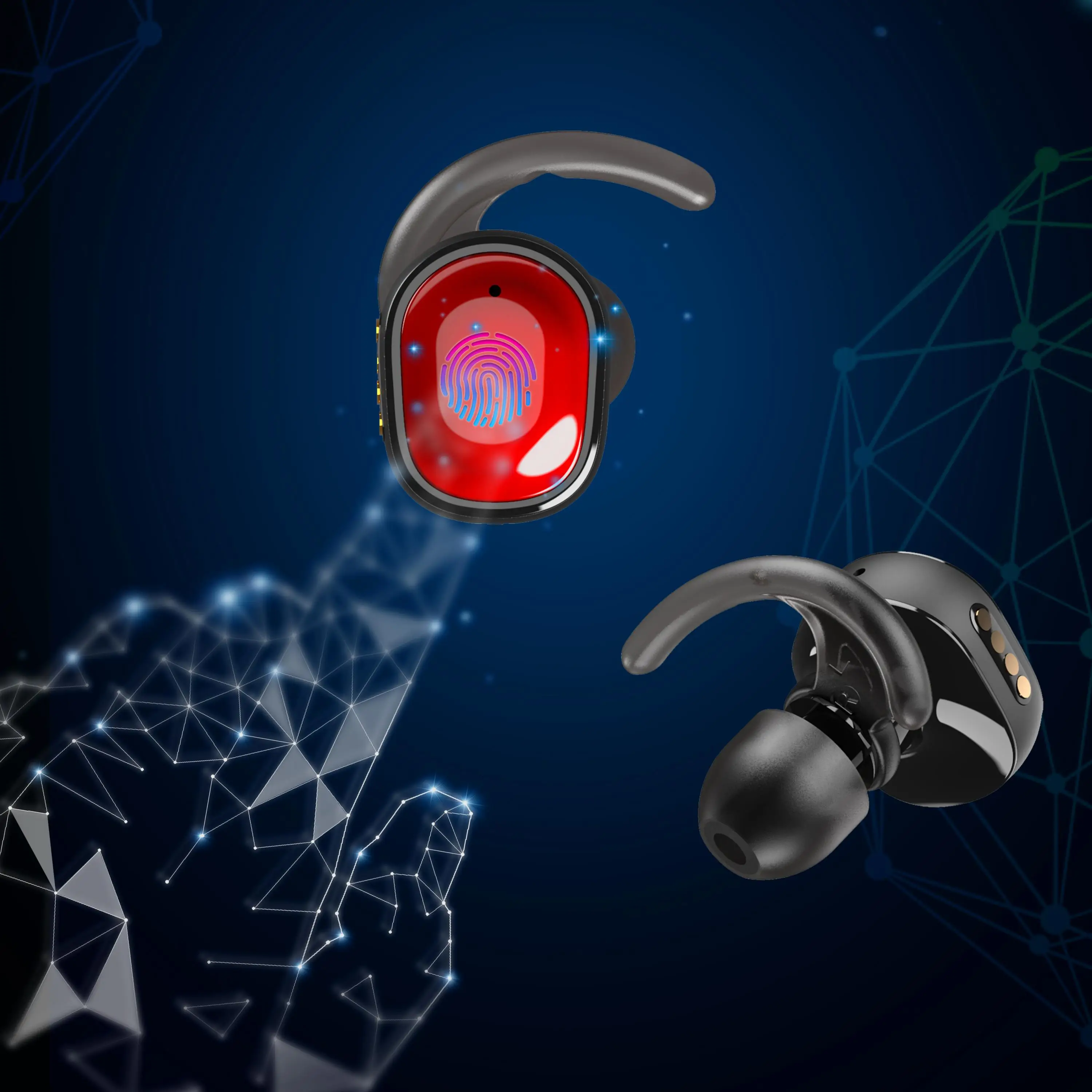 V16 tws 30 шт. беспроводные bluetooth наушники 5,0 сенсорное управление водонепроницаемый спортивный пояс зарядная коробка Наушники 3D стерео звук