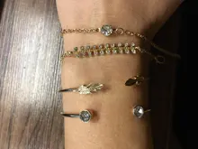 Pulsera de cadena multicapa con hojas mezcladas para mujer, 31 estilos, bohemio, mapa de letras, cristal geométrico, pentagrama infinito