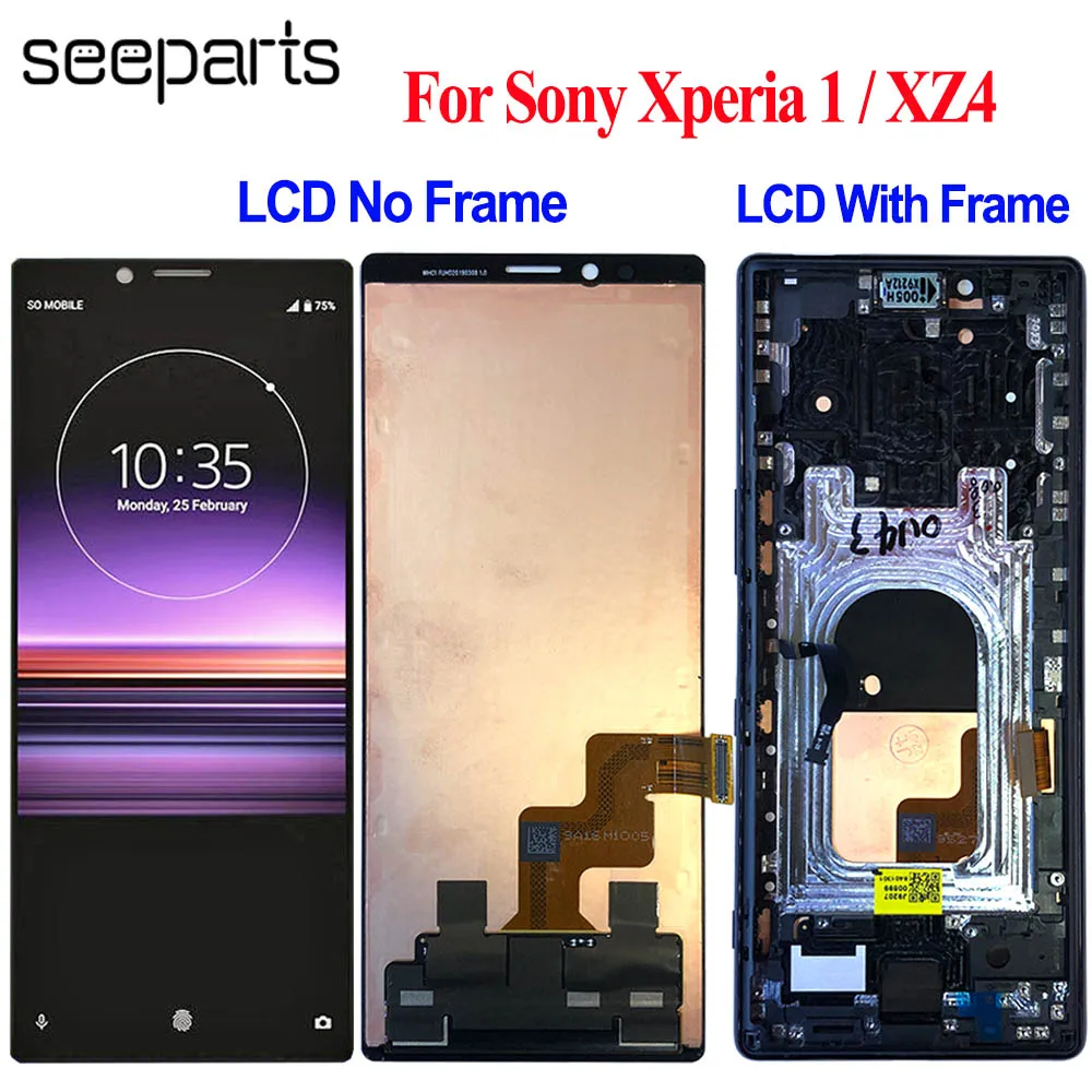 

High Quality 6.5" For Sony Xperia 1 LCD Display Touch Screen Digitizer Assembly Display Replacement Screen For Sony XZ4 LCD