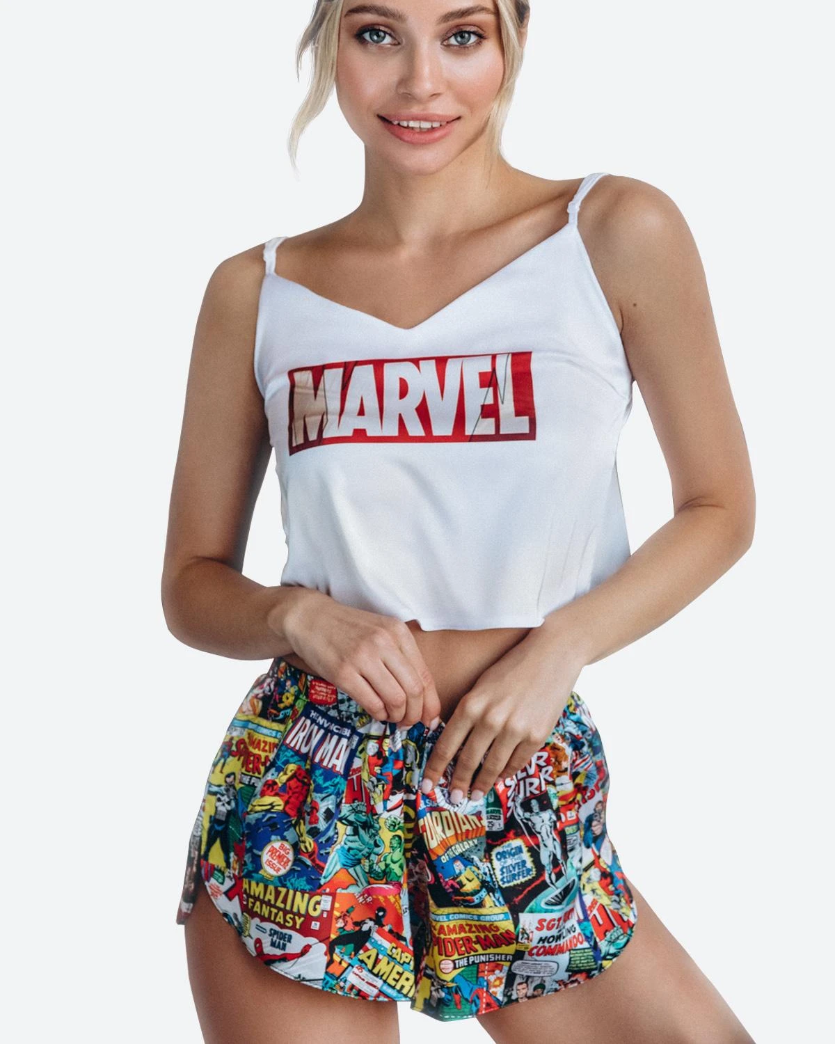 Marvel silk pajamas Clearance