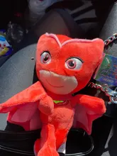 PJ máscaras de dibujos animados de 4 Uds peluche animado figura Catboy Owlette máscaras Gekko figuras de Anime juguetes para niño niña regalo de cumpleaños