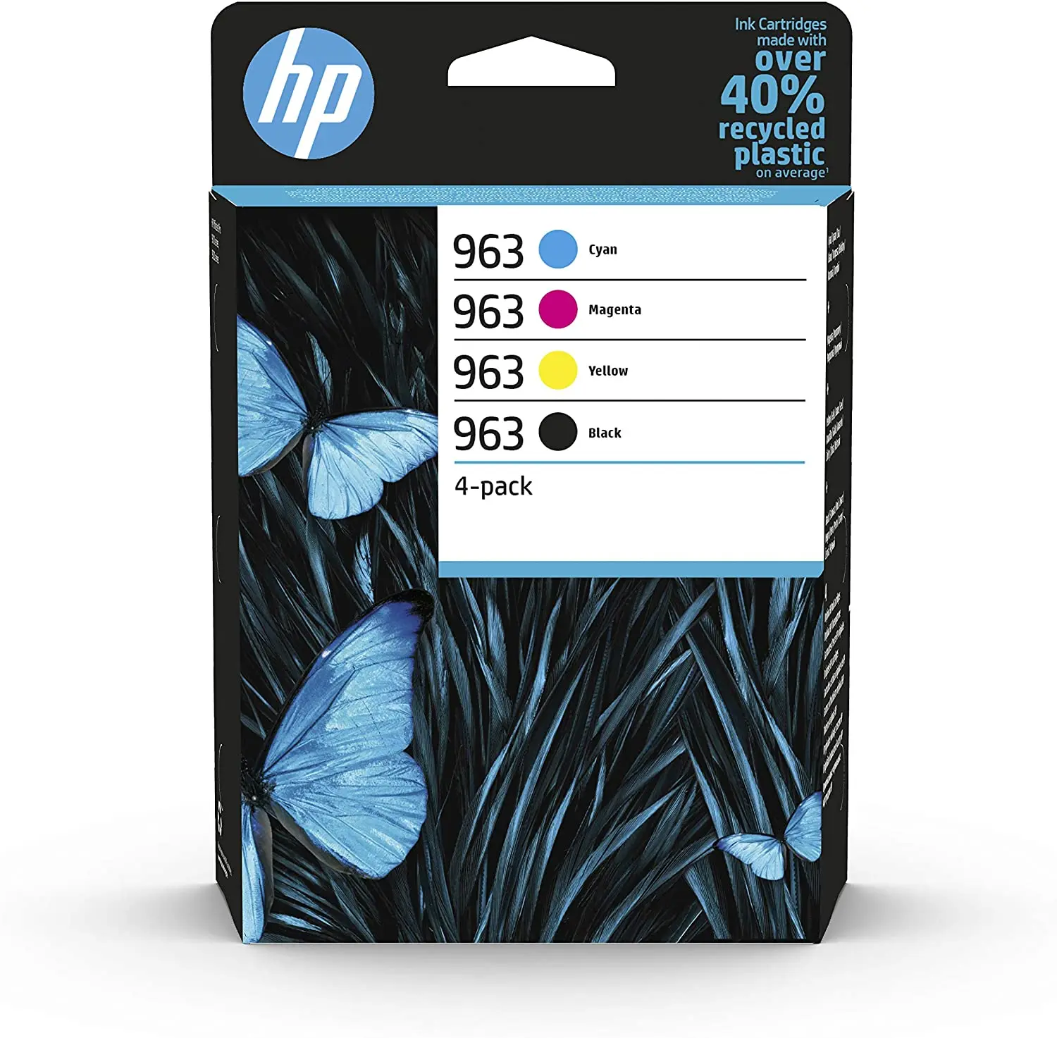 HP 963 Pack de 4 Cartouches authentiques-6ZC70AE