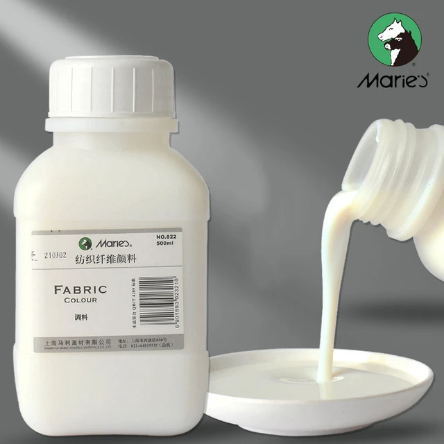 Fabric Paint - White, 500ml