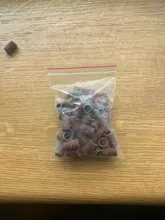 Ladymisty-Bandas de limado de manicura, accesorios para máquina de clavos eléctrica, brocas, removedor de Gel de uñas, 80/120/180 pulgadas, 50 Uds.