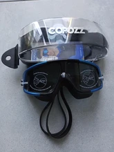 COPOZZ-Gafas de natación de silicona con marco grande para hombre y mujer, cómodas, antivaho, UV, impermeable