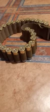 Cinturón Bandoliers para armas de caza, soporte de munición redondo de 26/55 pulgadas, 12GA, 8 unidades