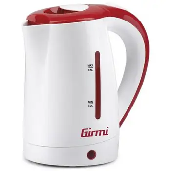 

BL0200 kettle power 2200 Watt capacity 0.5 Lt red color/BiancoGIRMI22.25
