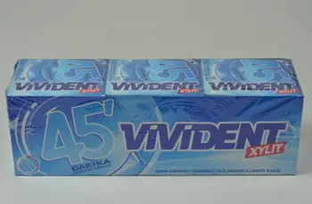 

Vivident 45 Minutes Gum Mint Flavored 33 G