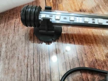 Luz RGB para acuario, lámpara de buceo con control remoto de 18-59cm, lámpara colorida de 90-260v, para plantas, pecera, uso con anfibios esenciales