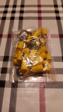 Ring Cable-Wire Insulated-Wire-Connector Electrical-Crimp-Terminal RV5.5-3.5 Yellow 10-12