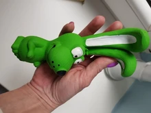 Pollo chillón para mascotas, juguetes de goma para perros y gatos, juguetes para masticar, sonido para apretar, divertido, de seguridad, Molar, novedad de 2020