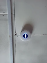 ANPWOO 2 en 1 pantalla LCD de monóxido de carbono y de humo Detector de Combo de la batería operado de alarma de CO con LED luz intermitente de sonido de advertencia