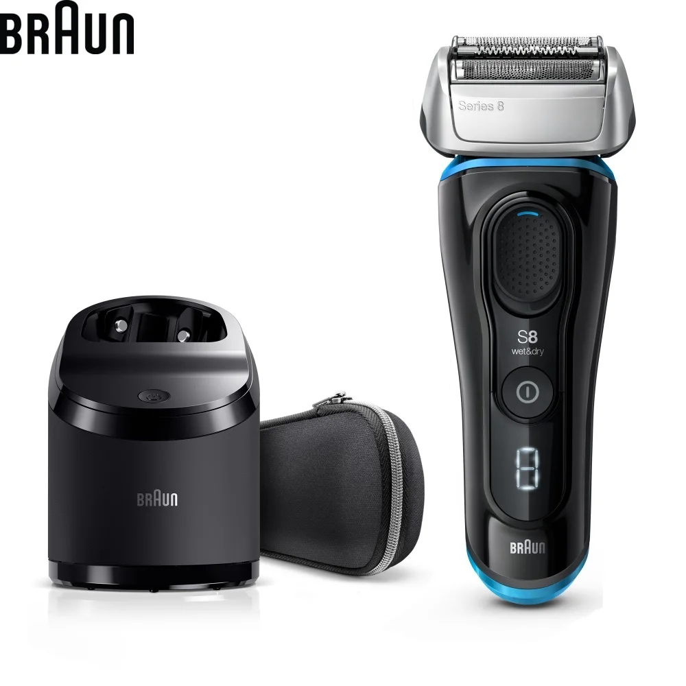 Электробритва Braun Series 8 8385cc со станцией Clean&Charge и тканевым футляром 8385 cc