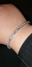 Pulsera de boda para hombre y mujer, de lujo, de 4mm, Circonia cúbica, Pulseras de tenis, cadena con diamantes de cristal, Color dorado y plateado