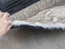 Pet-Cushion Blanket Throws Faux-Fur Luxurious Dog-Mat Dogs Soft Large Warm Winter White