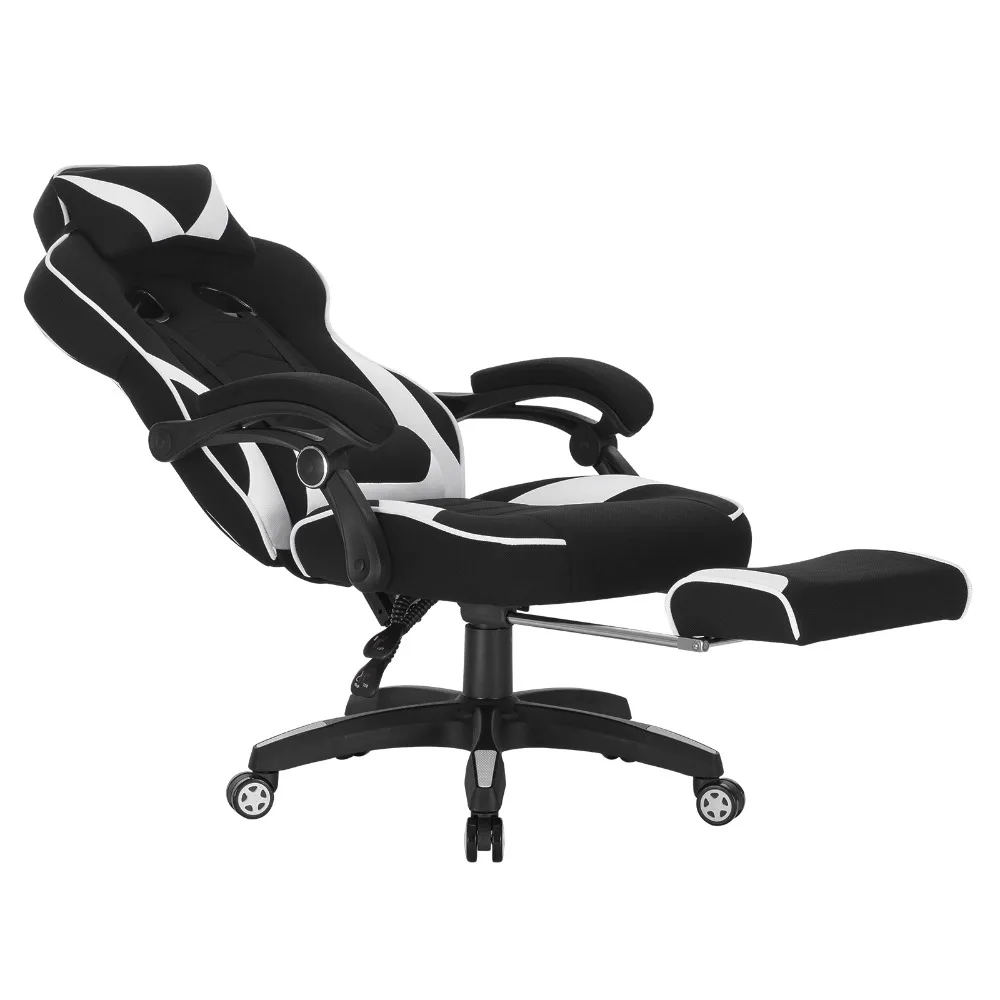 WOLTU Gaming Chair Racing Chair Office Chair Computer Chair Desk Chair Sports Seat with Headrest Lumbar Cushion with Footrest WOLTU Gaming Chair Racing Chair Office Chair Computer Chair Desk Chair Sports Seat with Headrest Lumbar Cushion with Footrest