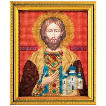 

В350 set for embroidery with beads crochet 'St. Roman '12x14.5 cm