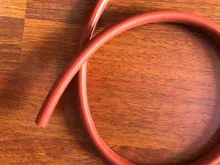 Manguera roja de silicona de alta calidad para acuario, tubo Flexible de Gel de sílice para bomba de aire, nivel de alimentos, 100cm, ID, 2 ~ 32mm