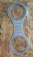 Cuero llave Fob de corte de Metal muere de plantillas artesanales de acero para álbum de recortes cortar papel gofrado plantillas para tarjetas