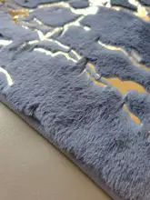 Bathroom Carpets Non-Slip-Mat Absorbent Shower Tolite Faux-Fur Rabbit Floor-Rug Home-Decor
