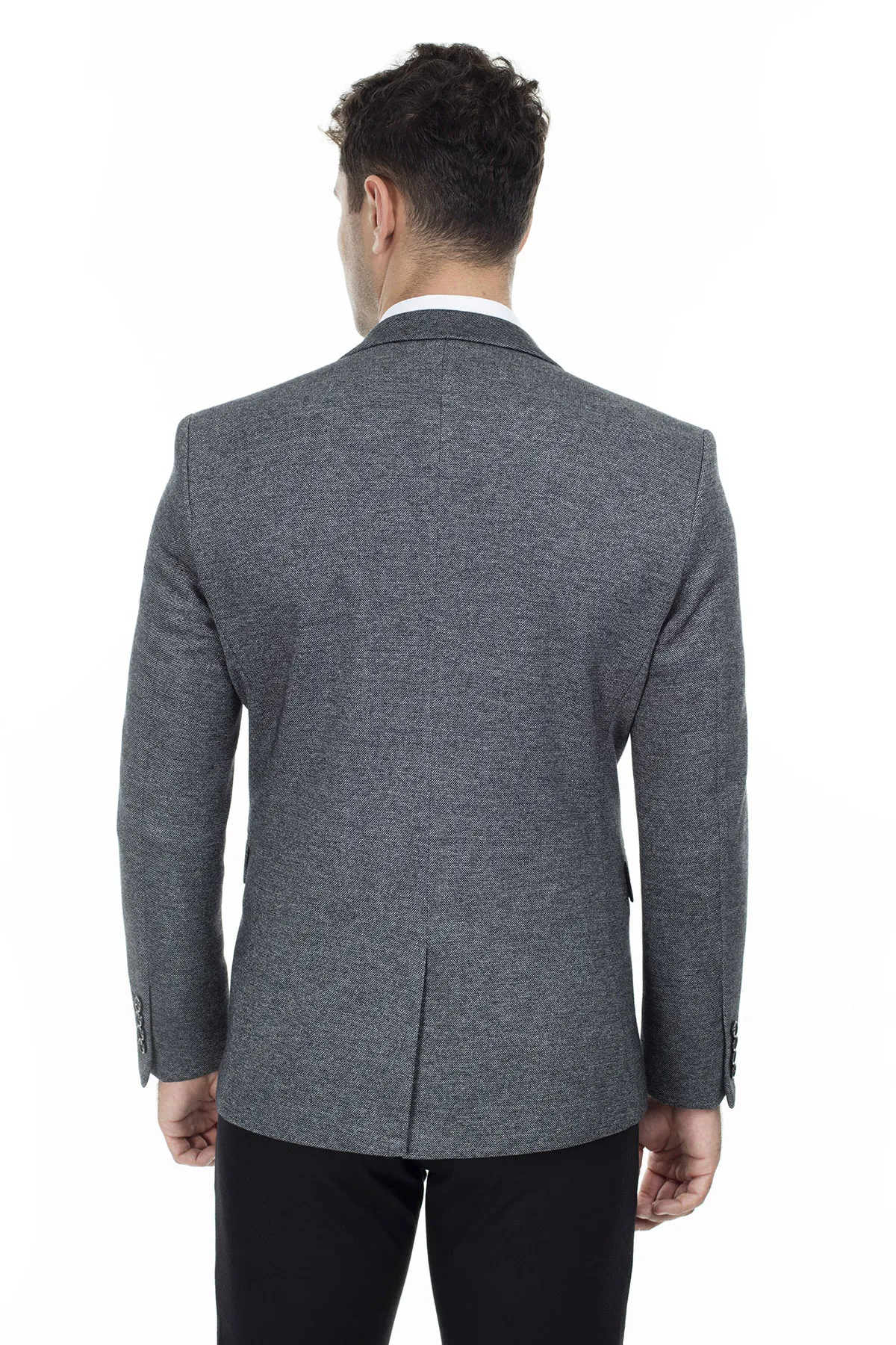 Buratti 6 Drop Tek прорези Классический воротник куртка мужская куртка LUCA3551