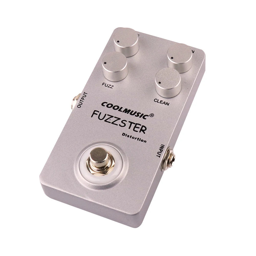 Coolmusic Fuzzster искажающая педаль для гитары басов и пуха электрических гитар|Детали